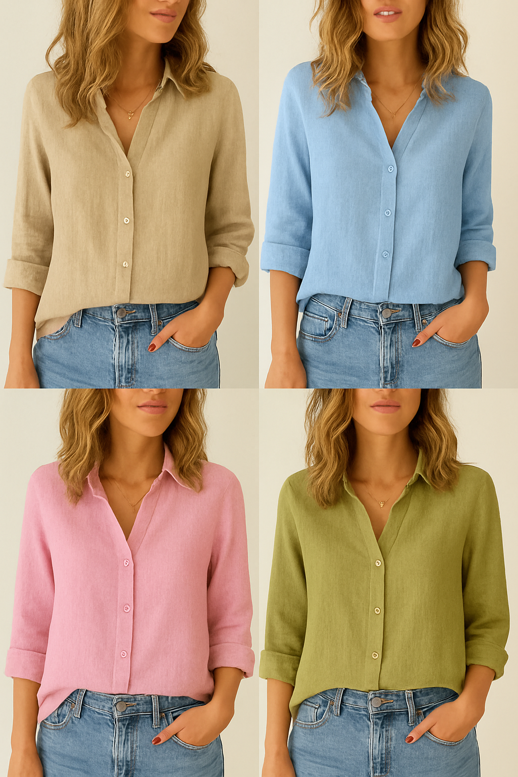 WS Long Sleeve Linen Shirt