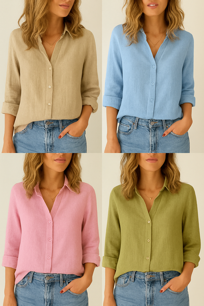 WS Long Sleeve Linen Shirt