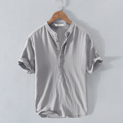 WS - Simple Button Short Sleeve