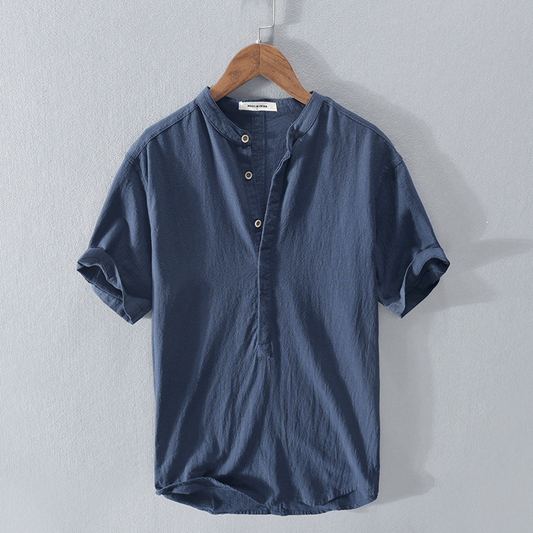 WS - Simple Button Short Sleeve