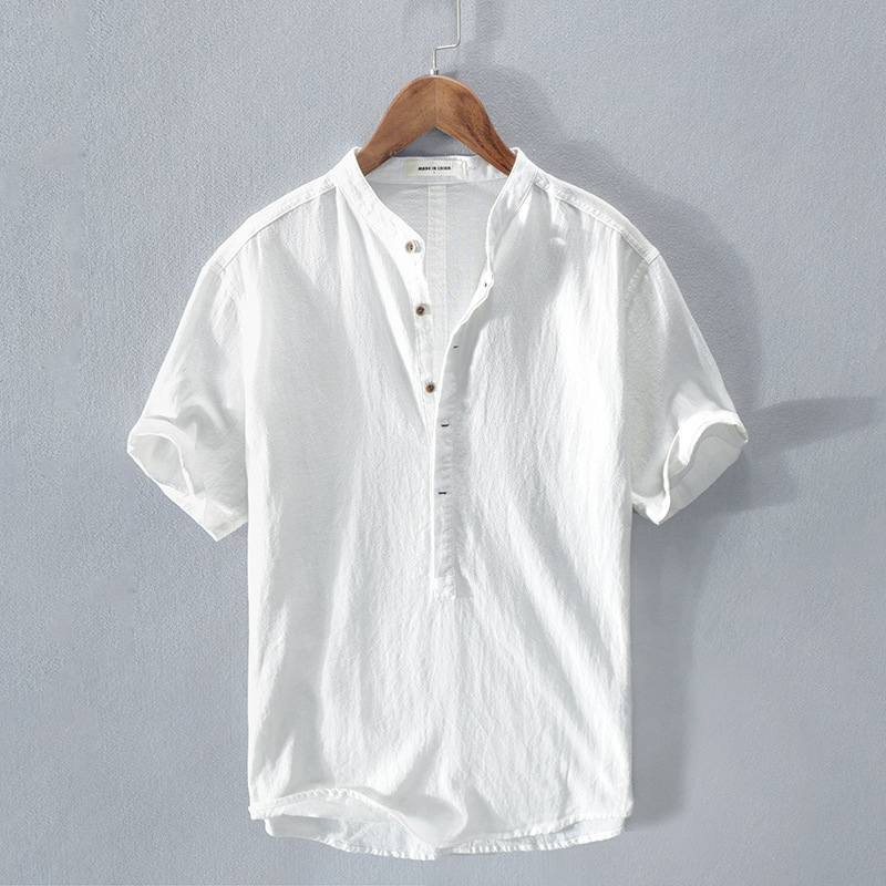 WS - Simple Button Short Sleeve