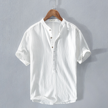 WS - Simple Button Short Sleeve